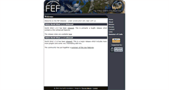 Desktop Screenshot of freeearthfoundation.com