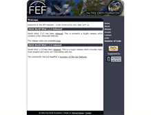 Tablet Screenshot of freeearthfoundation.com